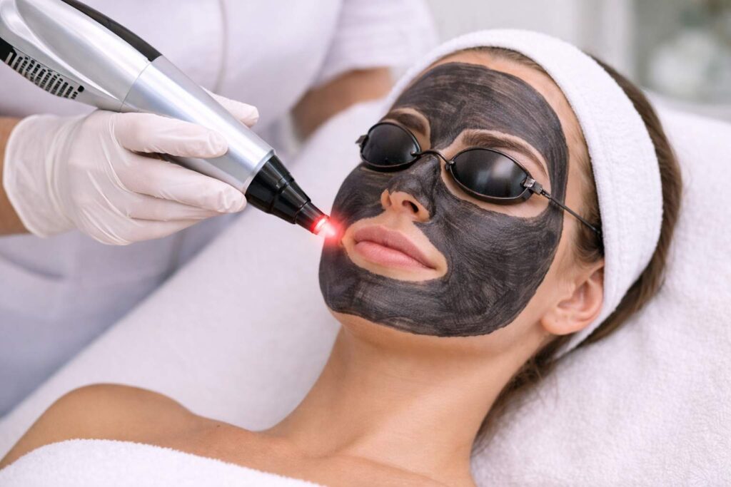 Hollywood Peel facial en fisioterapia dermatofuncional
